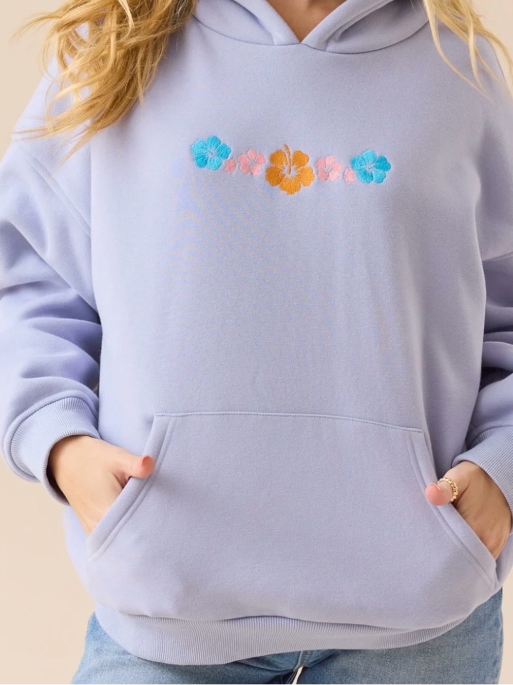 Altar'd State Light Purple Pullover Sweatshirt